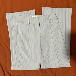 Blue Thin Striped Pants